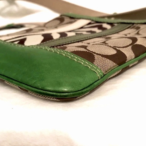 Coach Rare 41054 Hampton Nancy Zebra Signature Swingpack Stripe - Picture 8 of 14